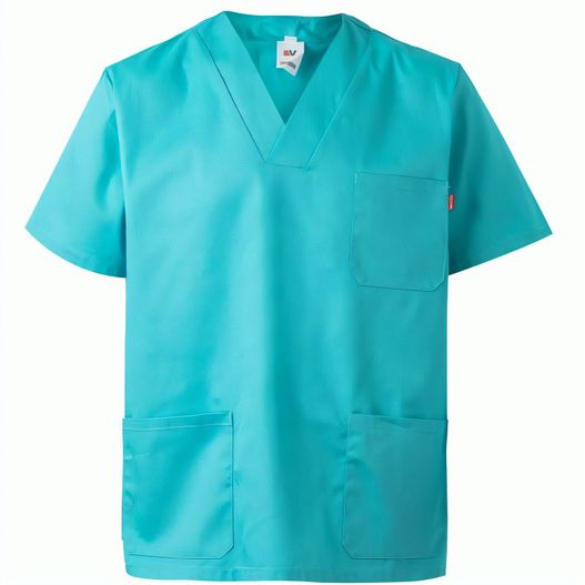 VL ILLAPA. Tunika aus Twill (190g/m²) mit kurzen Ärmeln, aus Polyester (65%) und Baumwolle (35%) (Bild 1)