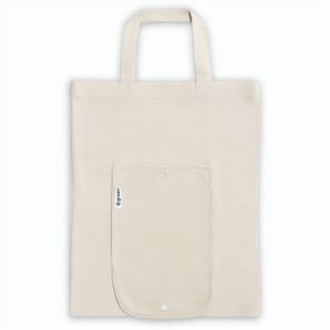BEIRUT. Faltbare Tasche aus Baumwolle (50%), receycelte Baumwolle (30%) und Polyester (20% rPET) (140 g/m²)