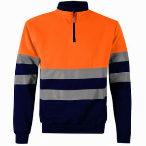 VL THOR LARGE. Zweifarbiges Sweatshirt (300g/m²) aus Polyester-Fleece (100%)