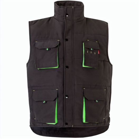 Produktabbildung VL NERGAL. Steppweste, zweifarbig, mit mehreren Taschen (120g/m²), aus Polyester (100%) VL NERGAL. Steppweste, zweifarbig, mit mehreren Taschen (120g/m²), aus Polyester (100%) (Bild 1)