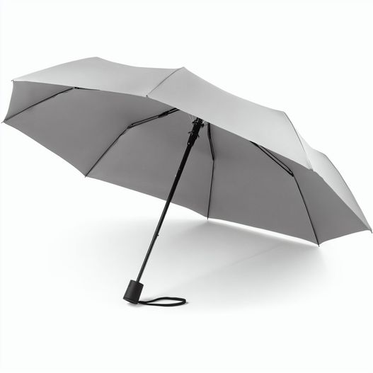 Produktabbildung CIMONE. Faltbarer Regenschirm aus recyceltem Polyester (100% rPET) 190T Pongé mit automatischer Öffnung CIMONE. Faltbarer Regenschirm aus recyceltem Polyester (100% rPET) 190T Pongé mit automatischer Öffnung (Bild 1)