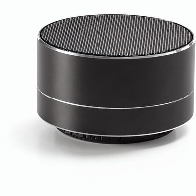 FLOREY. Lautsprecher 3W mit 3 Stunden Akkulaufzeit recyceltem Aluminium (100% rAL) und Recyceltes ABS (100% rABS)