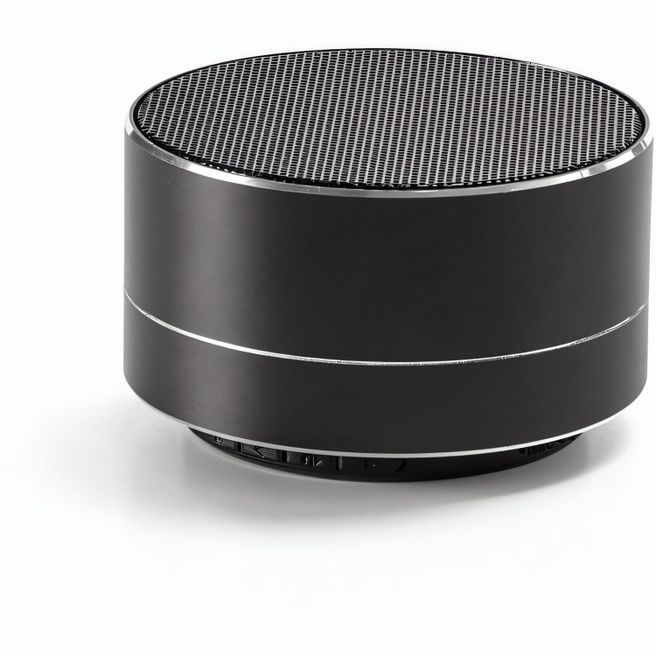 FLOREY. Lautsprecher 3W mit 3 Stunden Akkulaufzeit recyceltem Aluminium (100% rAL) und Recyceltes ABS (100% rABS)