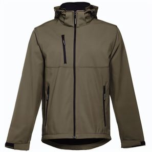 THC ZAGREB. Herren-Softshell-Jacke aus Polyester und Elastan