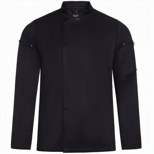 VL AGNI. Kochjacke Unisex (190 g/m²), aus Baumwolle (35 %) und recyceltem Polyester (65 %) (Bild 1)