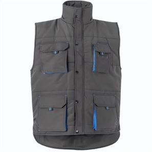 VL NERGAL. Steppweste, zweifarbig, mit mehreren Taschen (120g/m²), aus Polyester (100%)