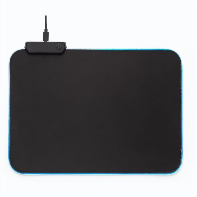 THORNE MOUSEPAD RGB. Gaming-Mauspad mit RGB-LED-Leuchten aus Polyester
