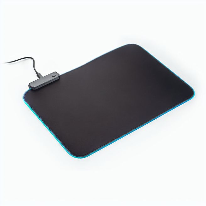 THORNE MOUSEPAD RGB. Gaming-Mauspad mit RGB-LED-Leuchten aus Polyester