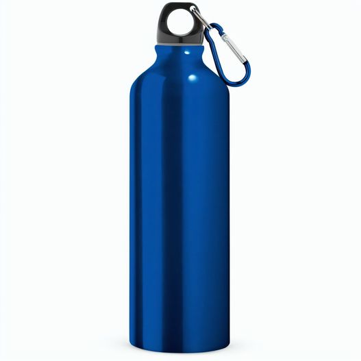 Produktabbildung LANDSCAPE L. Aluminium-Sportflasche mit Karabiner 800 ml LANDSCAPE L. Aluminium-Sportflasche mit Karabiner 800 ml (Bild 1)