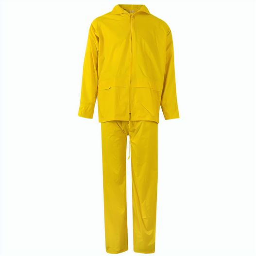 Produktabbildung VL SEDNA. Regenanzug (225g/m²), zweiteilig aus Polyester (100%) mit PVC-Beschichtung VL SEDNA. Regenanzug (225g/m²), zweiteilig aus Polyester (100%) mit PVC-Beschichtung (Bild 1)