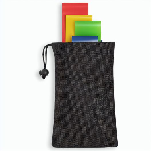 Produktabbildung BURPEE. Set elastischer Sportbänder mit Vliesstoffbeutel BURPEE. Set elastischer Sportbänder mit Vliesstoffbeutel (Bild 1)