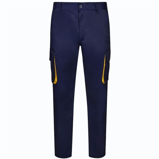 VL HYPNOS. Zweifarbige Twill-Hose mit mehreren Taschen (200 g/m²), aus Baumwolle (35 %) und Polyester (65 %) (Bild 1)