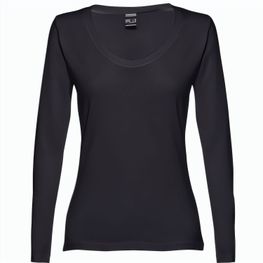 THC BUCHAREST WOMEN II. Langärmeliges tailliertes T-Shirt für Frauen aus Baumwolle