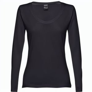 THC BUCHAREST WOMEN II. Langärmeliges tailliertes T-Shirt für Frauen aus Baumwolle