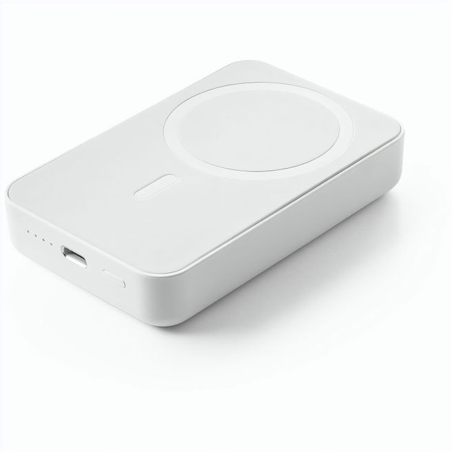 AMPERE 10. Magnetische Powerbank mit 10'000 mAh und superschnellem kabellosem Ladegerät (15 W) aus Recyceltes ABS (100% rABS)