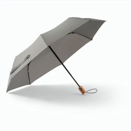 Produktabbildung RIVER. Faltbarer Regenschirm aus recyceltem Polyester (100% rPET) 190T Pongé mit automatischer Öffnung und Schließung RIVER. Faltbarer Regenschirm aus recyceltem Polyester (100% rPET) 190T Pongé mit automatischer Öffnung und Schließung