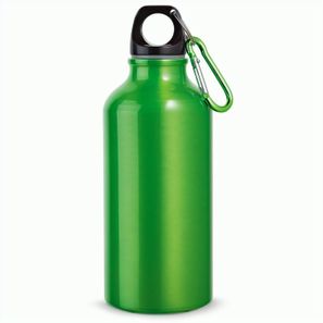 LANDSCAPE S. Aluminium-Sportflasche mit Karabiner 400 ml