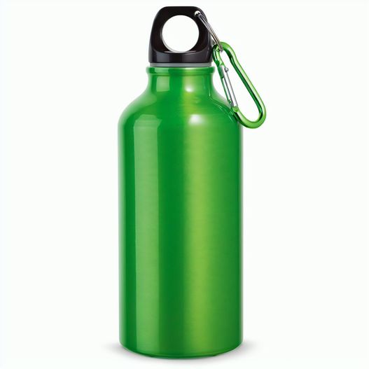 Produktabbildung LANDSCAPE S. Aluminium-Sportflasche mit Karabiner 400 ml LANDSCAPE S. Aluminium-Sportflasche mit Karabiner 400 ml (Bild 1)