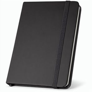 CAMPUS. A5 Notizbuch mit festem Einband aus PU (35% recycelt) mit linierten Seiten aus 100 % recyceltem