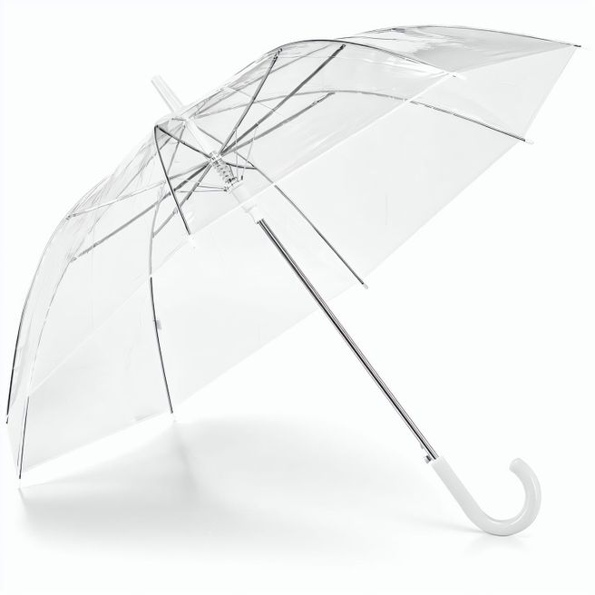 NICHOLAS. Transparenter POE-Regenschirm mit automatischer Öffnung