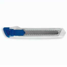 Produktabbildung PAYTON. Teppichmesser, transparent mit sicherer abtrennbarer Feststellklinge PAYTON. Teppichmesser, transparent mit sicherer abtrennbarer Feststellklinge