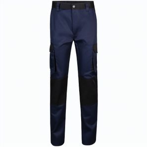 VL NJORD. Zweifarbige Twill-Hose mit mehreren Taschen (240 g/m²), aus Baumwolle (35%) und Polyester (65%)