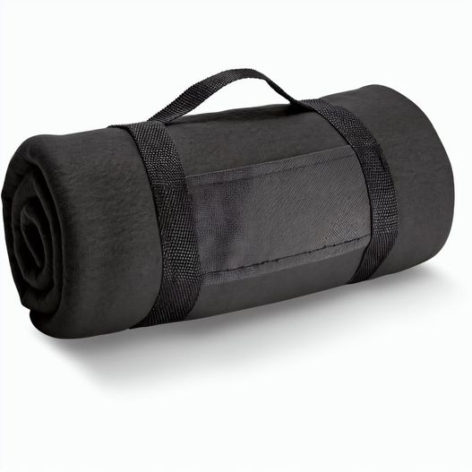 THORPE. Fleecedecke (180 g/m²) mit abnehmbarem Griff (Bild 1)