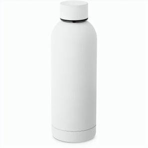 ODIN. Trinkflasche aus Edelstahl (36% recycelt) (550 mL) mit gummierter Oberfläche