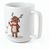 REINDEER. Becher mit Weihnachtsdruck 330 ml (Bild 1)