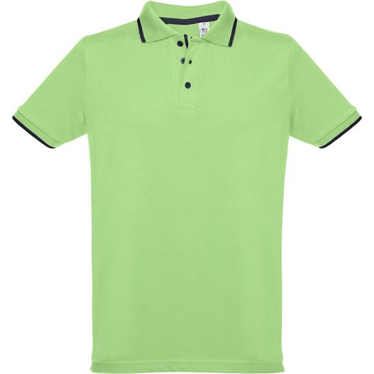 THC ROME. Zweifarbiges Baumwoll-Poloshirt für Herren (Bild 1)