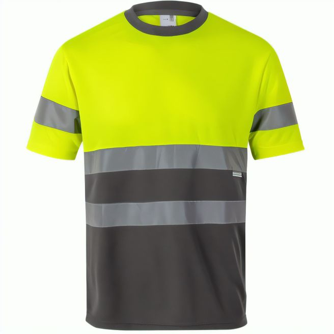 Produktabbildung VL BRAHMA LARGE. Zweifarbiges technisches T-Shirt mit Bird-Eye-Design (140 g/m²), aus Polyester (100%) VL BRAHMA LARGE. Zweifarbiges technisches T-Shirt mit Bird-Eye-Design (140 g/m²), aus Polyester (100%)