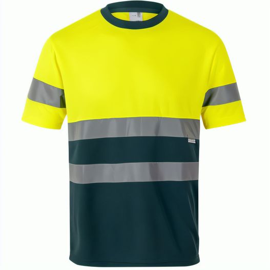 VL BRAHMA. Zweifarbiges technisches T-Shirt mit Bird-Eye-Design (140 g/m²), aus Polyester (100%) (Bild 1)