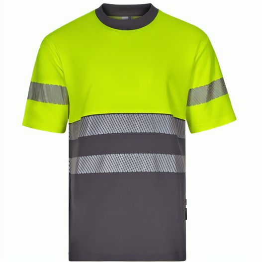 VL BASTET. Zweifarbiges T-Shirt aus Piqué (150 g/m²), aus Baumwolle (55 %) und Polyester (45 %) (Bild 1)
