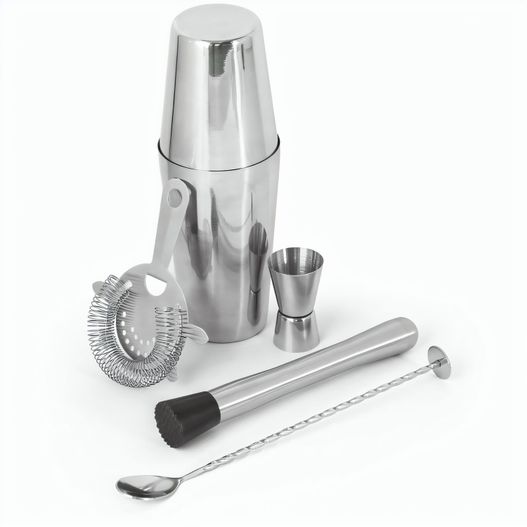 Produktabbildung BRAMBLE. Cocktail-Set aus Edelstahl bestehend aus 6 Teilen BRAMBLE. Cocktail-Set aus Edelstahl bestehend aus 6 Teilen (Bild 1)