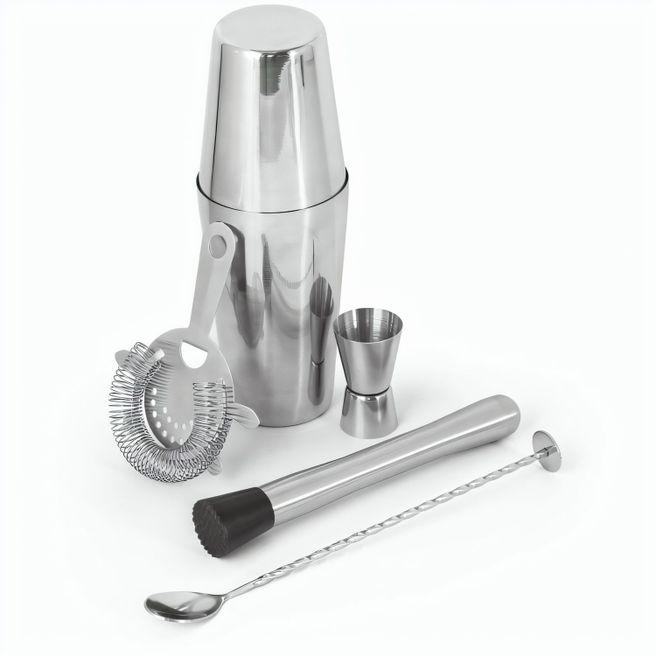 Produktabbildung BRAMBLE. Cocktail-Set aus Edelstahl bestehend aus 6 Teilen BRAMBLE. Cocktail-Set aus Edelstahl bestehend aus 6 Teilen