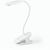 NESBIT II. Tragbare Schreibtischlampe mit Clip und 30 Stunden Betriebsdauer aus 65 % rABS (Bild 1)