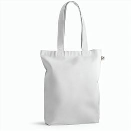 MERIDA. Tragetasche (220 g/ m²) aus Baumwolle (50%), recycelter Baumwolle (30%) und polyester (20% rPET)