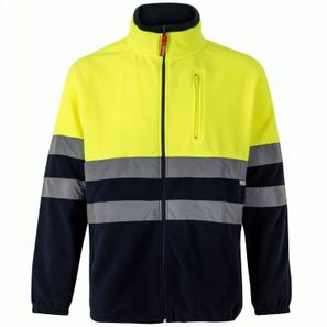 VL EROS. Zweifarbige Fleecejacke (280g/m²), aus Polyester (100%)