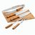 FLARE. Grill-Set aus Holz und Edelstahl, 5-teilig (Bild 1)