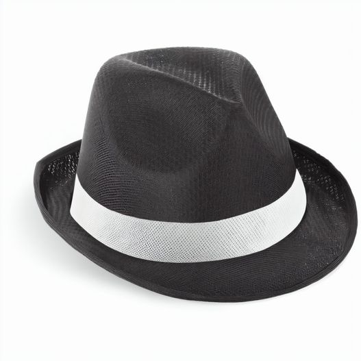Produktabbildung MANOLO POLI. Hut aus PP mit weißen Band aus Polyester MANOLO POLI. Hut aus PP mit weißen Band aus Polyester (Bild 1)