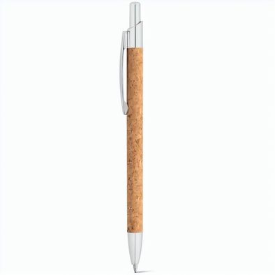 Produktabbildung NATURA. Kugelschreiber aus Kork und Aluminium mit Clip NATURA. Kugelschreiber aus Kork und Aluminium mit Clip