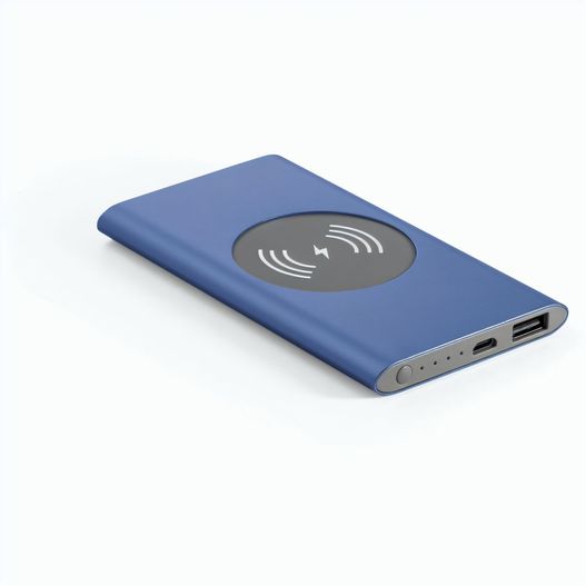 Produktabbildung CASSINI. Powerbank 4'000 mAh mit 5W wireless Ladegerät aus Recyceltes Aluminium (100 % rAL) CASSINI. Powerbank 4'000 mAh mit 5W wireless Ladegerät aus Recyceltes Aluminium (100 % rAL) (Bild 1)