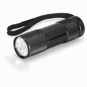 FLASHY. Taschenlampe aus Aluminium mit 9-LEDs