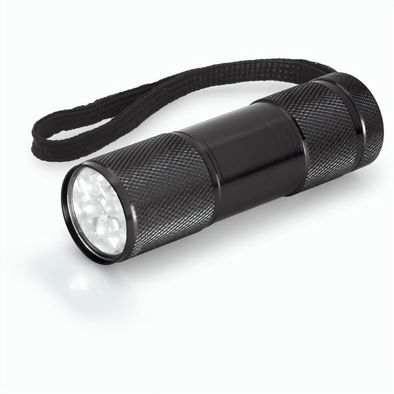 FLASHY. Taschenlampe aus Aluminium mit 9-LEDs
