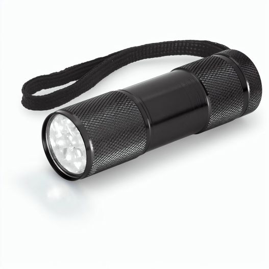 Produktabbildung FLASHY. Taschenlampe aus Aluminium mit 9-LEDs FLASHY. Taschenlampe aus Aluminium mit 9-LEDs (Bild 1)