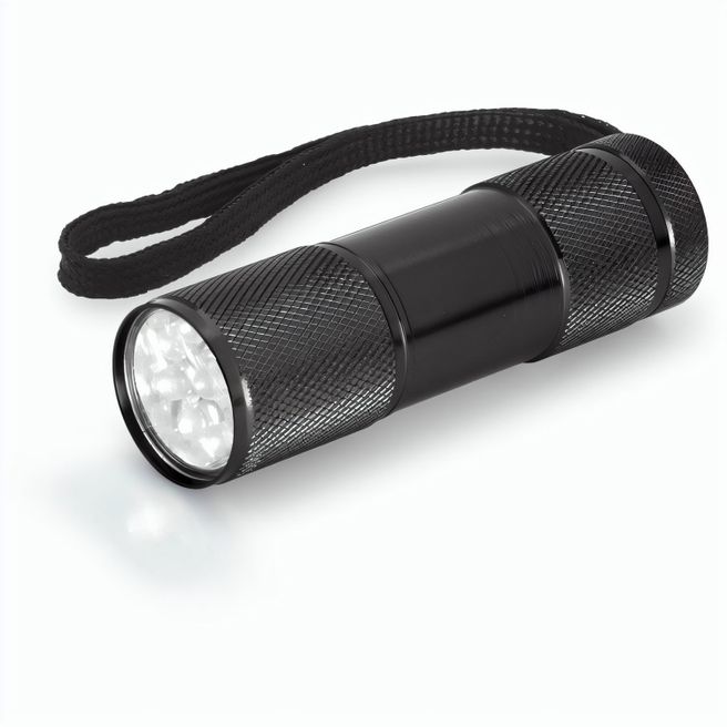 FLASHY. Taschenlampe aus Aluminium mit 9-LEDs