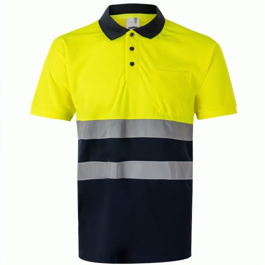 VL FORTUNA. Poloshirt (140g/m²) im Bird-Eye-Design mit kurzen Ärmeln, aus Polyester (100%) (Bild 1)