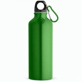 RE-LANDSCAPE M. Flasche aus recyceltem Aluminium (100% rAL) 530 mL mit Karabiner