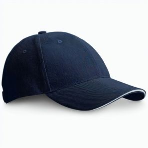 CHRISTOPHE. Sandwichmütze aus 100% Baumwolle (260 g/m²)