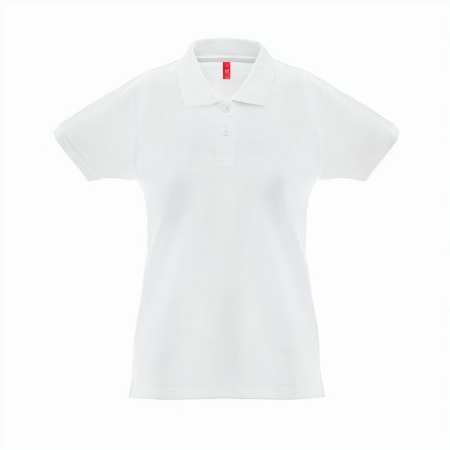 Produktabbildung THC MONACO WOMEN WH. Kurzarm-Poloshirt für Damen aus kardierter Baumwolle THC MONACO WOMEN WH. Kurzarm-Poloshirt für Damen aus kardierter Baumwolle